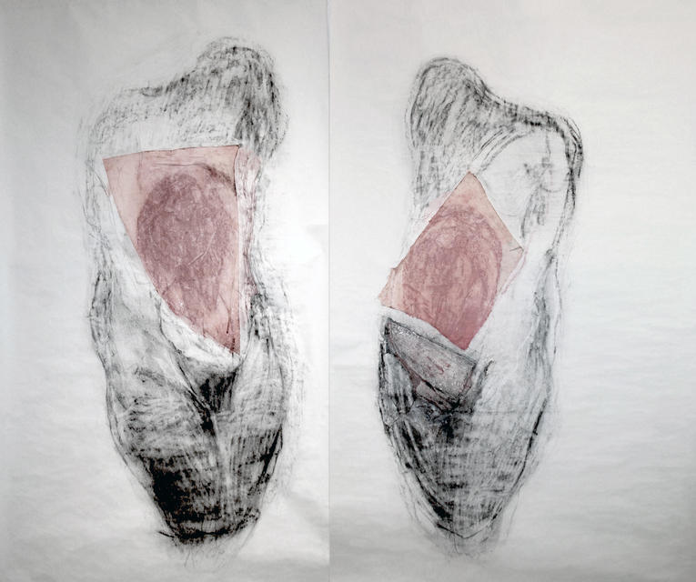 Two Laments Drawing Series. Diptych 1, 2015
