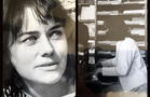 Left: My mother Gabriela Weiss portrait, c. 1963, c-print; Right:My mother Gabriela Weiss rehearsing before the recital, c. 1961, unknown photographer