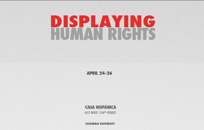 Memoria y Arte. Lecture by Ricardo Brodsky, Columbia University, New York, April 25, 2014