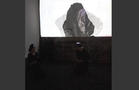 Monika Weiss
Wrath (Shrouds)
2015
Digital film projection, sound composition and performance
View of the artist performance with participation of Gillian Lipton, dancer, at the (Un)Scene Art Show, Armory Week, New York, March 2015
